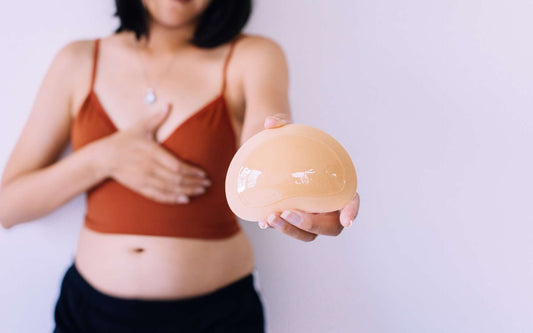 Faux sein en Silicone avec housse après Mastectomie Prothèse Mammaire
